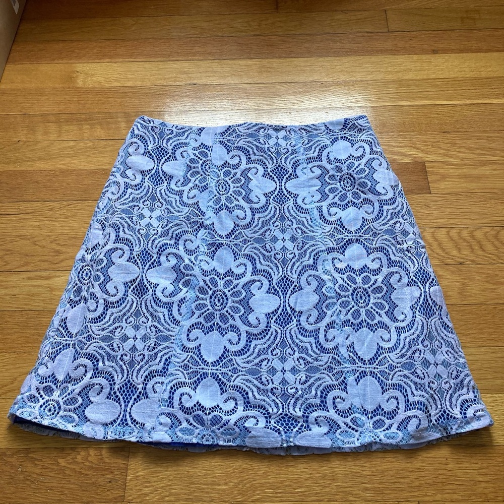 New York & Co. Lace Overlay Skirt